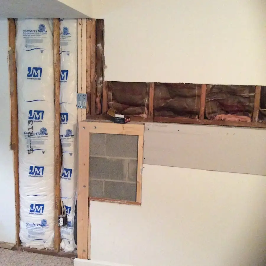 Wall insulation replacement during Contents Cleaning & Restoration in Cleveland Heights